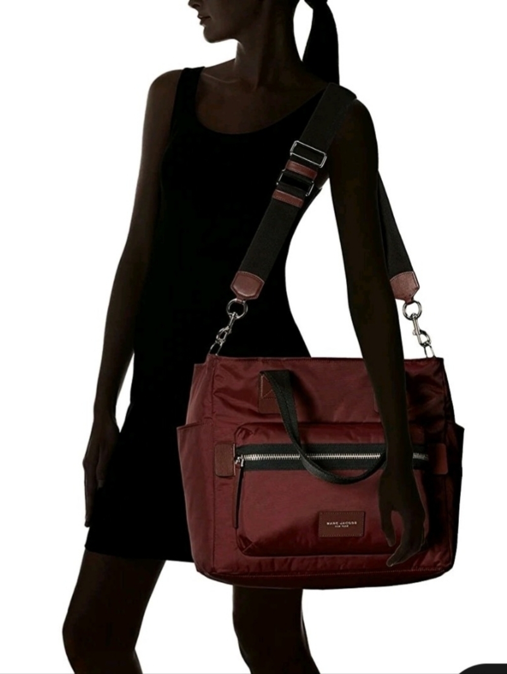 Marc Jacobs Baby Diaper Bag   in Burgundy.  It does not come With Changing Pad.